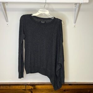 All Saints‎ Gray Cold Shoulder Cashmere Blend Sweater- 4